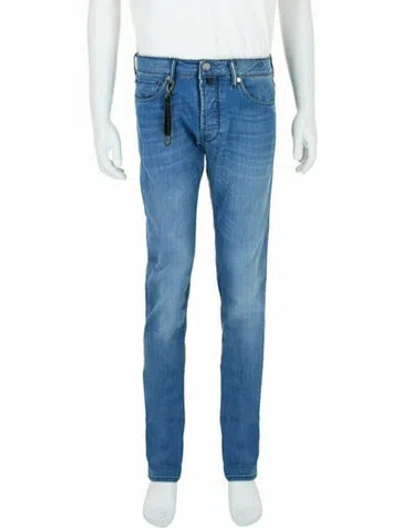 Pre-owned Slowear Solid Skinny Leg W/ Tags In Blue