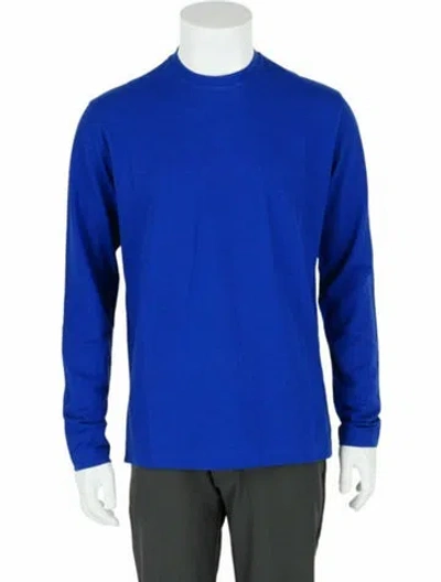Pre-owned Slowear Solid T-shirt W/ Tags In Blue