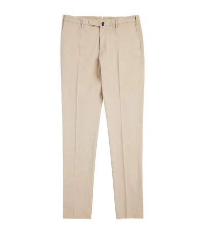 Slowear Stretch-cotton Chinos In Beige