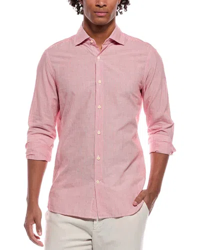 Slowear Stripe Shirt In Pink