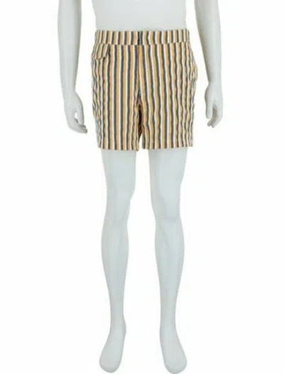 Pre-owned Slowear Striped Bottoms W/ Tags In Yellow