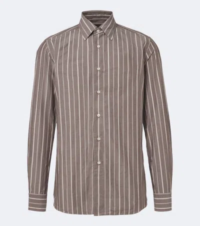 Slowear Striped Cotton Shirt In Multi