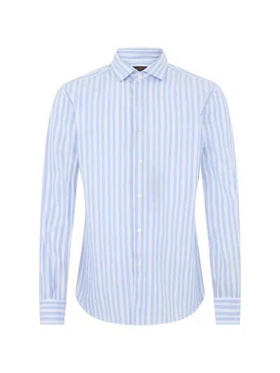 Slowear Striped Shirt In Blue