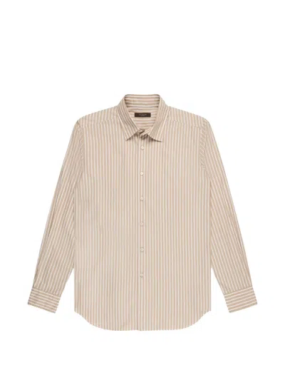 Slowear Striped Shirt In Brown
