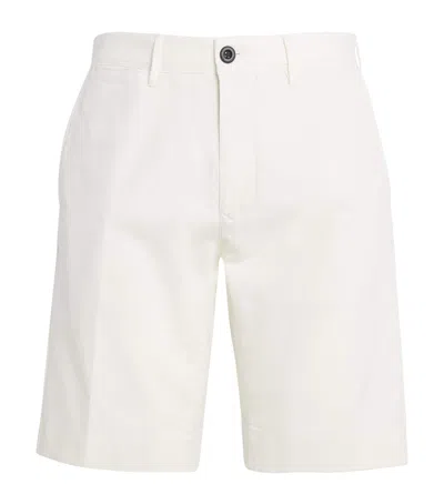 Slowear Summer Satin Shorts In White
