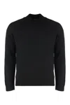 Slowear Sweater With Crew Neck In Virgin Wool In Black