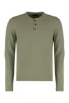 Slowear Sweater With Round Neck In Virgin Wool In Green