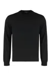 Slowear Sweater With Round Neck In Wool In Gray