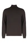 Slowear Sweater With Turtleneck In Wool In Gray
