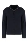 Slowear Sweater With Zip And High Collar In Black