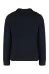 Slowear Sweater With Zip And High Collar In Black