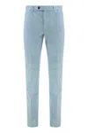 Slowear Tapered Fit Corduroy Pants In Blue