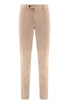 Slowear Corduroy Side-pockets Trousers In Brown