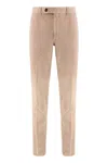 Slowear Corduroy Side-pockets Trousers In Neutral