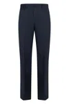 Slowear Technical Cotton Chinos In Blue