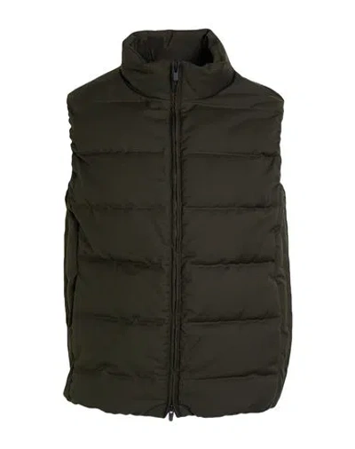 Slowear Teknosartorial Man Vest Military Green Size 46 Polyester, Viscose