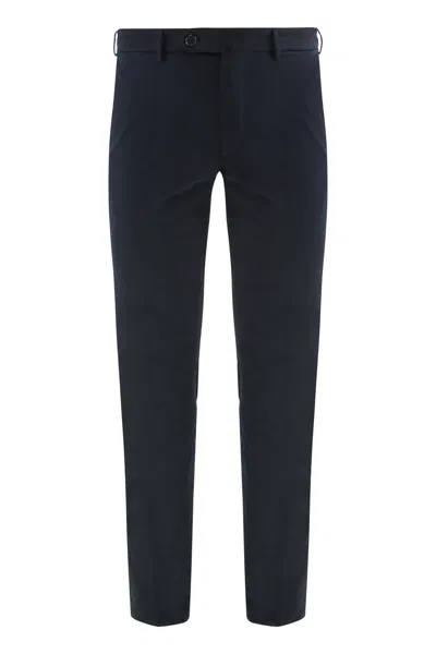 Slowear Trousers Made Of Cotton Gabardine In Blue