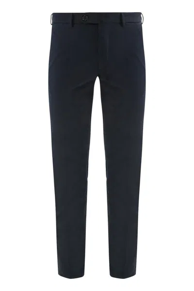 Slowear Trousers Made Of Cotton Gabardine In Blue
