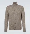 Slowear Virgin Wool Cardigan In Brown