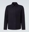 Slowear Virgin Wool Field Jacket In Blue