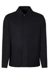 Slowear Virgin Wool Field Jacket In Blue