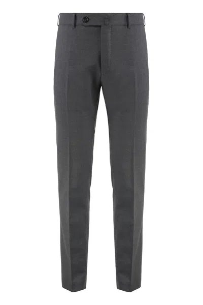 Slowear Virgin Wool Trousers In Gray