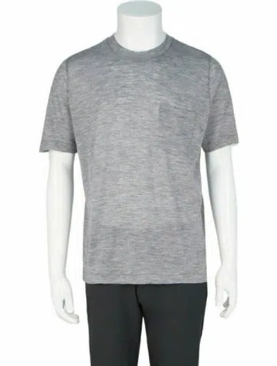 Pre-owned Slowear Virgin Wool T-shirt W/ Tags In Grey