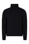 Slowear Virgin Wool Turtleneck Sweater In Black