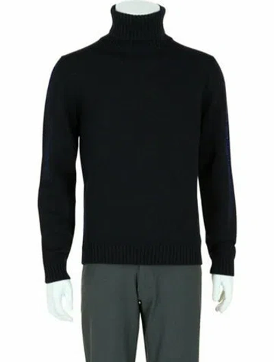 Pre-owned Slowear Virgin Wool Turtleneck W/ Tags In Blue
