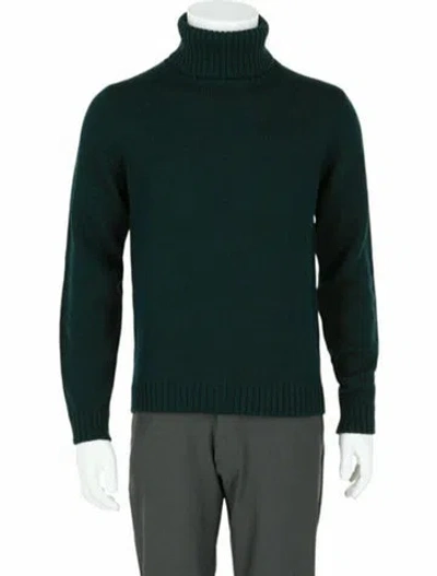 Pre-owned Slowear Virgin Wool Turtleneck W/ Tags In Green