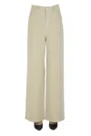 Slowear Wide Leg Trousers In Neutral