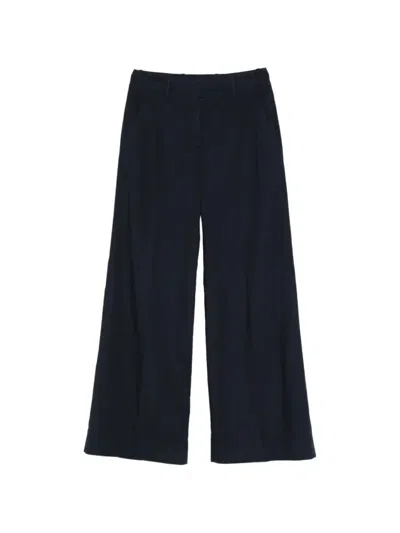 Slowear Wide-leg Trousers In Blue