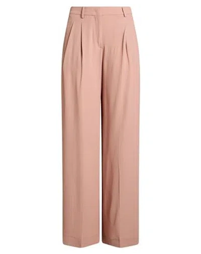 Slowear Woman Pants Antique Rose Size 4 Silk, Acetate In Pink