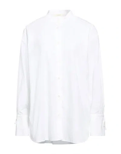 Slowear Woman Shirt White Size 10 Cotton