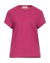 Slowear Woman T-shirt Magenta Size 4 Cotton