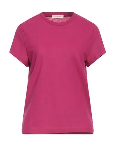 Slowear Woman T-shirt Magenta Size 4 Cotton