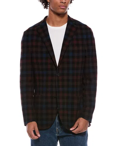 Slowear Wool & Cashmere-blend Sportscoat In Black