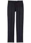 Slowear Wool-blend Trousers In Black