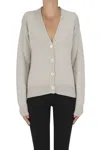 Slowear Wool Cardigan In Gray