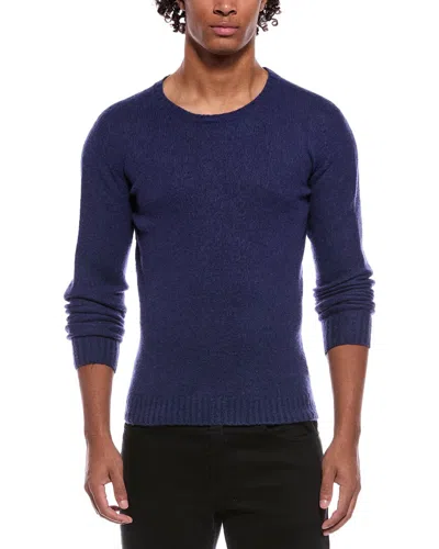 Slowear Wool Crewneck Sweater In Blue