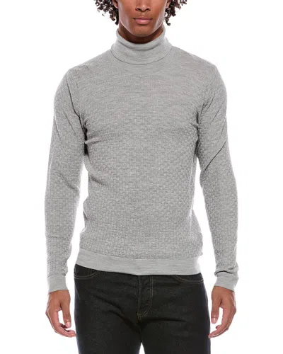 Slowear Wool-blend Turtle Neck Sweater In Gray