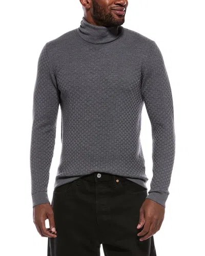 Slowear Wool-blend Turtleneck Sweater In Gray
