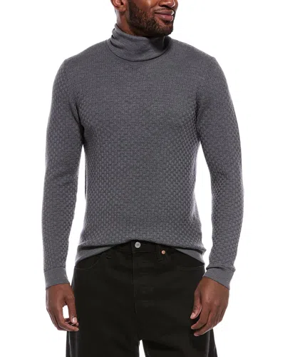 Slowear Incotex Wool-blend Turtleneck Sweater In Gray