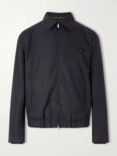 Slowear Woven Bomber Jacket In Blue
