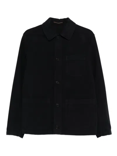 Slowear X Histores Pocket Jacket In Blue