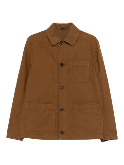 Slowear X Histores Pocket Jacket In Brown