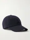 Slowear Zanone Flexwool Wool-blend Cap In Blue