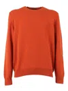 Slowear Zanone Girocoll In Orange