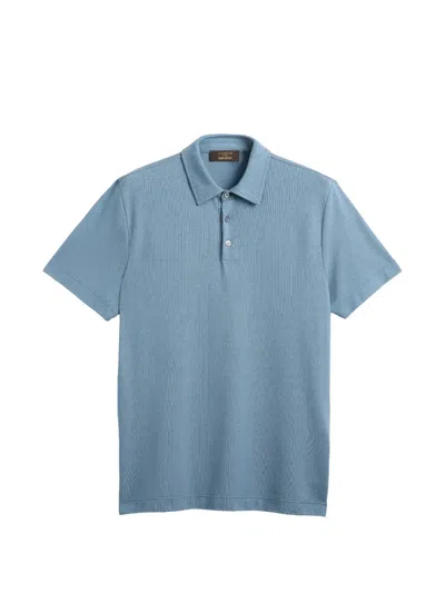 Slowear Zanone Icecotton Slim-fit Polo Shirt In Animal Print