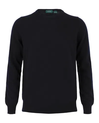 Slowear Zanone Slim Fit Sweater In Black